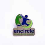 1 Inch Cute Ice Cream Lapel Pin , Gold Silver Hard Soft Enamel Badges