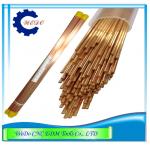 1.0x400mmL Double Hole Eletrode Pipe Brass Copper Tube For EDM Drill Machine