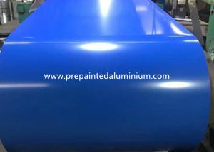Wholesale 0.4mm 1250mm 3000 Series Aluminum Coated Blue Roll used in Roofing Panel from china suppliers