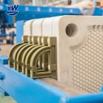 Manual 80m2 Chamber Filter Press For Sewage Treatment Plant