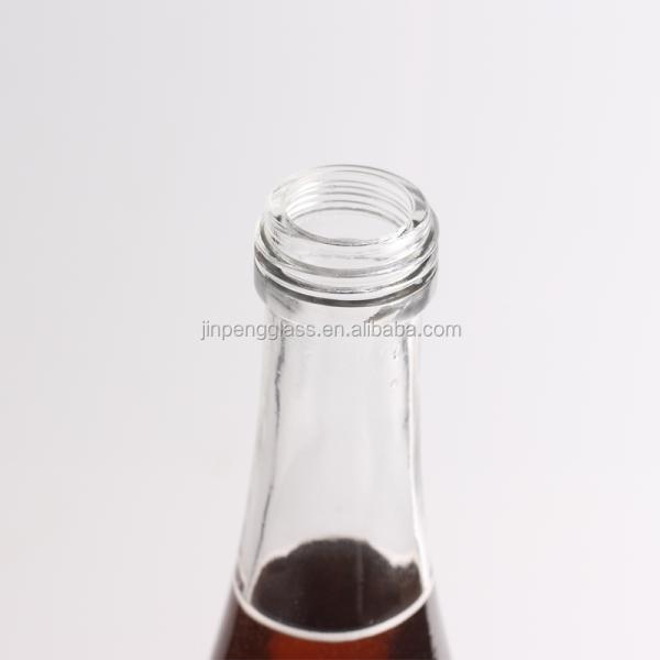 Bottle Color Clear Super Flint Glass 750ml Juice Glass Bottle with Aluminum Lid