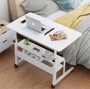 Wholesale White Wooden Manual Study Desk for Kids 80 kgs Load Capacity 600 mm Height Adjustable from china suppliers