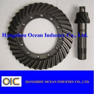 Wholesale Crown Wheel Pinion Steel Carburized Spiral Bevel Gear with Low Noise 4.11 Ratio from china suppliers