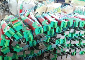 Wholesale manual double barrel portable auto seeder and fertilizer from china suppliers