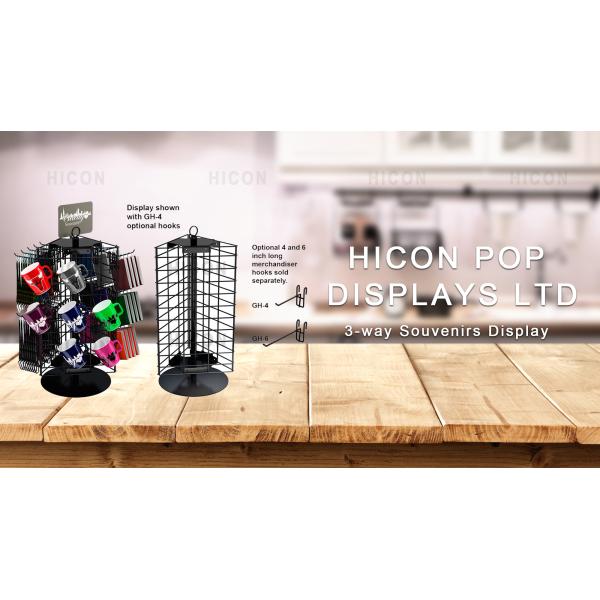 Coffee Shop Display Furniture POP Coffee Bag or Mug Display Rack