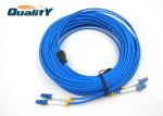Armored cable simgle mode G652D cable LC to LC / armored fiber optic patch cable
