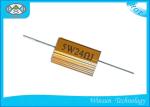 Good Heat Radiation Wire Wound Power Resistor 5W 0.1 Ohm - 1K Ohm Resistor
