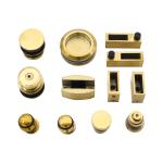 304 Stainless Steel Frameless Sliding Door Hardware for Square Tempered Glass