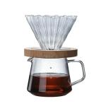 Heat Resistant Glass Coffee Dripper Cup Sustainable for Travel Office or Cafe