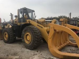 Wholesale WA470 Used Komatsu Wheel Loader 2010 Year With Grapple Yellow Color from china suppliers