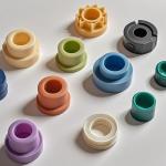 20-90 Shore Custom Silicone Moulding Parts Chemical Resistance Medical Silicone