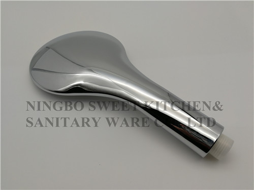 chrome plating shower head hand shower set round overhead shower rain shower ABS material bathroom shower