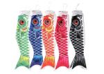 Mini Fish Windsock Colorful Silk Screen Printing Beautiful Flying Style