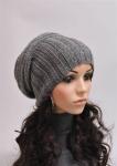 Comfortable Women's Winter Beanie Hats Real Raccoon Fur Pompom Cashmere Wool