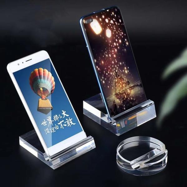 Custom Clear Acrylic Phone Holder Plexiglas Menu Holder Card Holder Wholesale