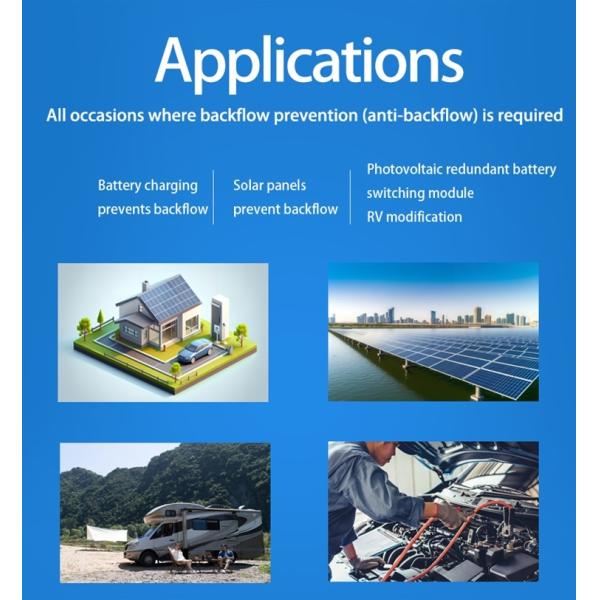 Enerkey 100V 150V 200V 150A 2 Channels Ideal Diode Controller for Photovoltaic Solar Base Station Power Charger