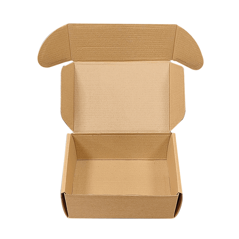Eco Friendly Brown Kraft Paper Packaging Box Carton Mailer Shipping Box Customized