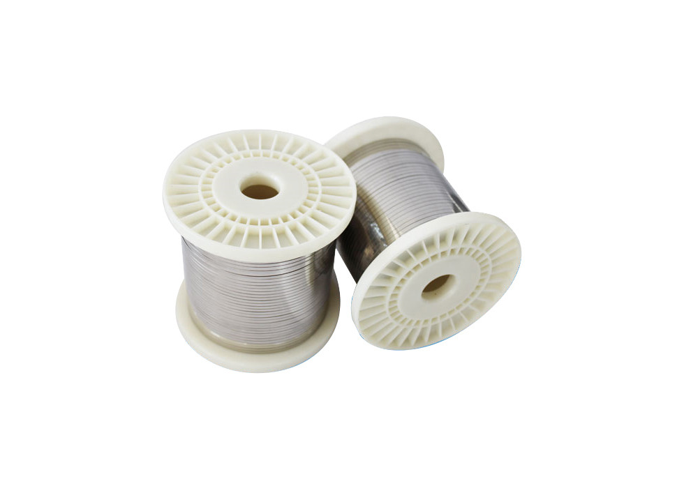 CuNi44 Alloy Flat Wire Bright Surface With High Resistance Electrical Elements Use
