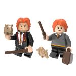 Hot movie harry series hogwarts ron ghost hogg potteres action figures building