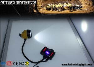 Wholesale 28000 Lux 3W IP68 Waterproof Mining Cap Lights with Warning Light Battery Box from china suppliers