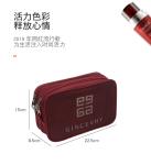 PVC Material Portable Waterproof Cosmetic Bag Zippered Closure Type