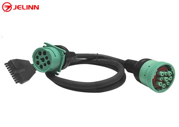 PT30 ELD 9 Pin J1939 Splitter Y Cable for PT 30 Electronic Logging Device Heavy