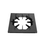 Black Round Diameter Pan Supports with Three Supports