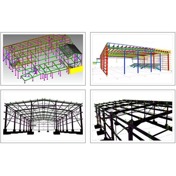 Steel Structure Standard Factory Building Production Storage Office Comprehensive Services