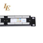 Le 2624 Cat6 Network Rack Patch Panel Fiber Optic 24 Port