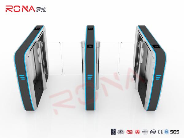 Brushless Motor Swing Barrier Gate QR Reader Face recognition 35 Person/Minute