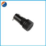 520.PTF30 5x20MM Glass Ceramic Black Insurance Tube Socket Panel mounting Fuse