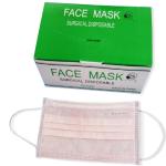 Against Bacteria 3 Ply Disposable Face Mask Non Woven Non - Irritating