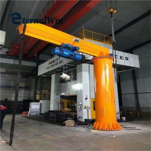 Wholesale Customized Electric Pillar Mounted Jib Crane 360 Degrees Rotation With Electric Chain Hoist from china suppliers