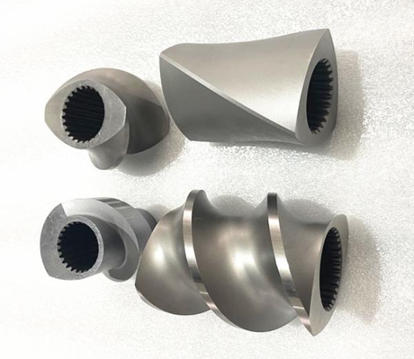 Twin Screw Extruder Machine Parts Screw Segments Spline Shafts Coupling For Food
