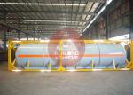 40 Ft Bulk Chemical Tanks Aluminum Alloy Covered Environmental Friendly