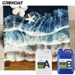 Non Yellowing Clear Epoxy Resin For Seamless Tabletops