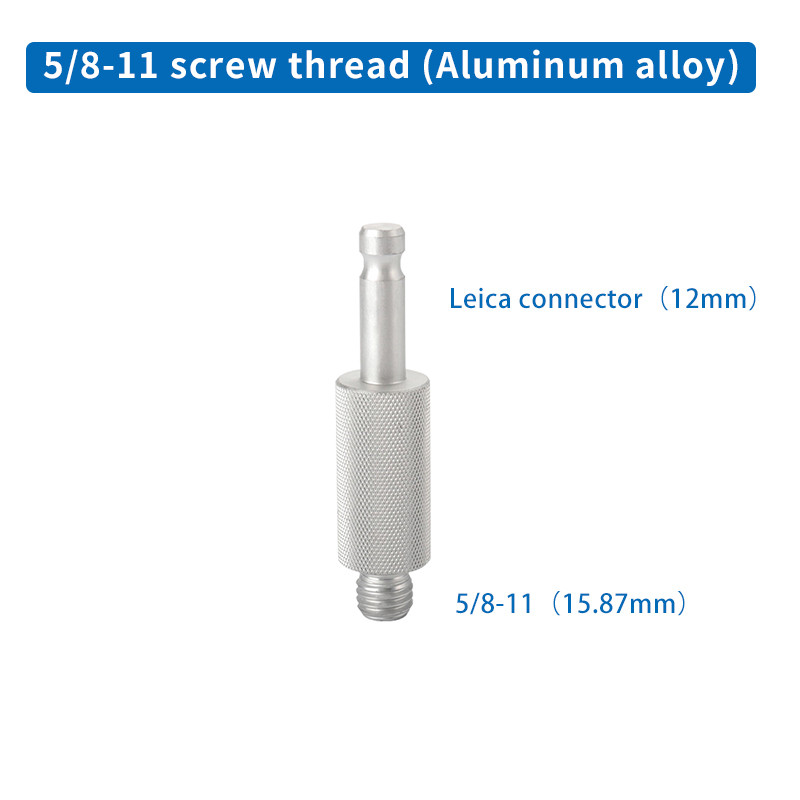 Prism Adapter 5/8 1/4 Thread Converter Universal Centering Pole Connector for Leica Base GPS RTK Total station
