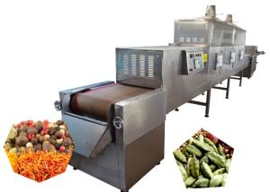Wholesale Stainless Conveyor Clove Spice Microwave Dryer Sterilization Equipment With Continuous from china suppliers