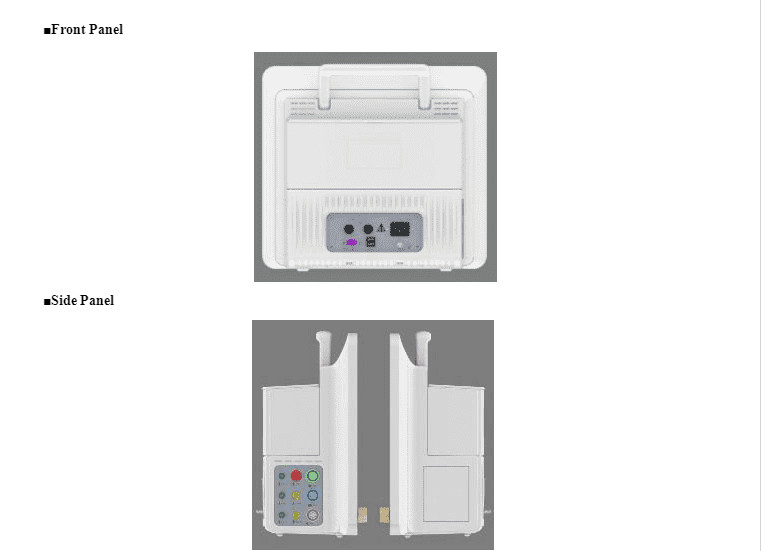 PM-9000GTE Surgical Modular Bedside Vital Sign Patient Monitor Multi Parameter
