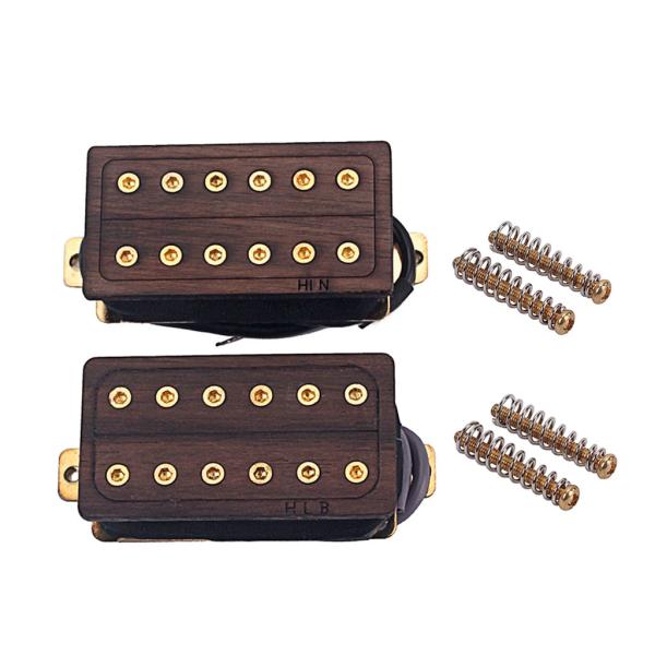 Rosewood Dual Coil Pickup Humbucker N9K/B12.5K Output For Electric Guitar With