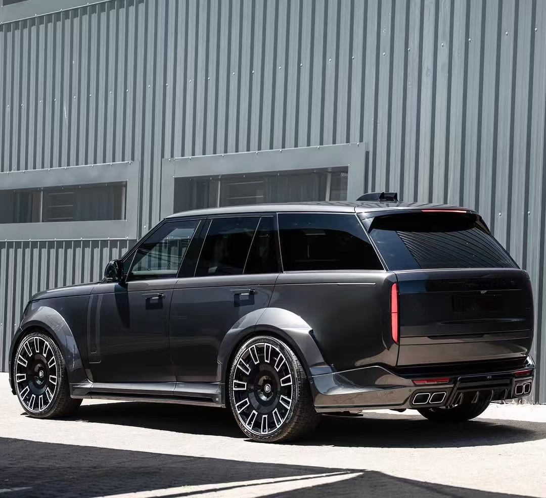 Carbon Fiber Land Rover Body Kit LM Style Universal Rear Bumper Lip Diffuser Spoiler