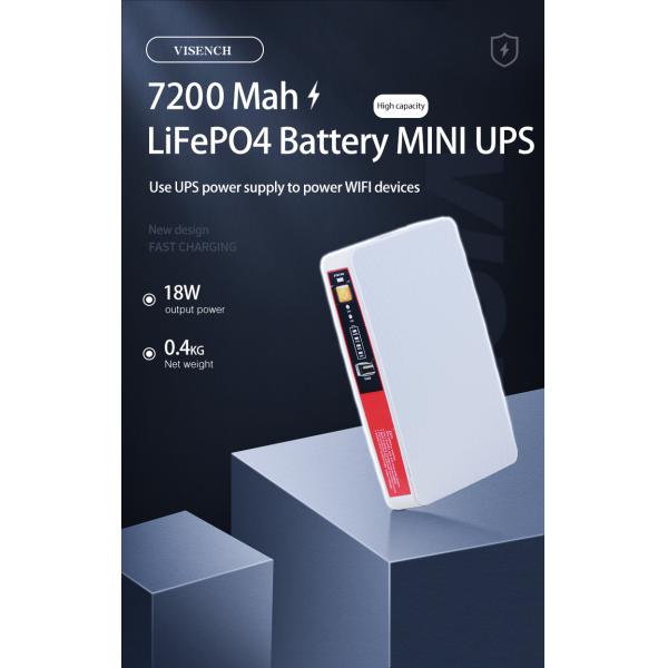 15W Multifunctional Mini DC UPS Power Supply for Wifi Router TV 5V 9V 12V 19V 24V 2A