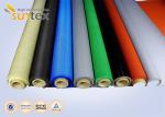Easy to cut, no flyer Silicone Coated Fiberglass for Welding protection, thermal