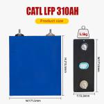 Catl 3.2V 310ah LiFePO4 Prismatic Lithium Battery For Solar Energy Storage