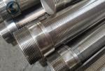 SS 316L OD65MM Wedge Wire Screen Slot 0.4mm For Wasterwater Treatment