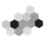 3mm 25mm Hexagon Sound Absorbing Wall Tiles PET Acoustic Panel