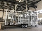 Light Steel Frame Prefab Tiny House On Wheels With Small Terrace For Sale And