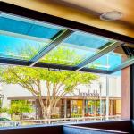 AS 2208 Single Glass Aluminium Sliding Windows Double Glazed