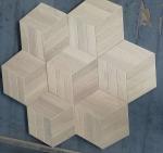 Art Parquetry, Hexagon In Oak Wood Engineered Parquet Flooring With Different