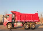 50 ton 6x4 dump truck / tipper dump truck with 14.00R25 tyre for congo mining